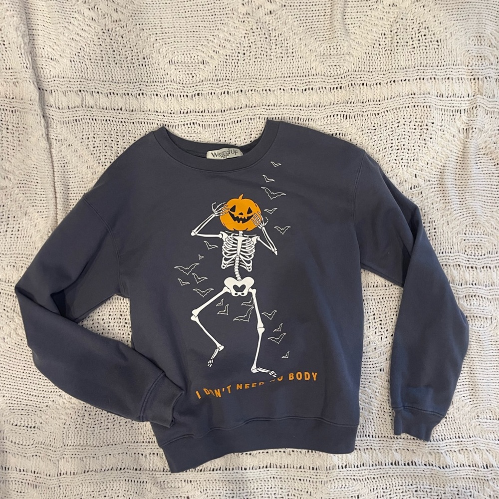 Skeleton Graphic Sweatshirt